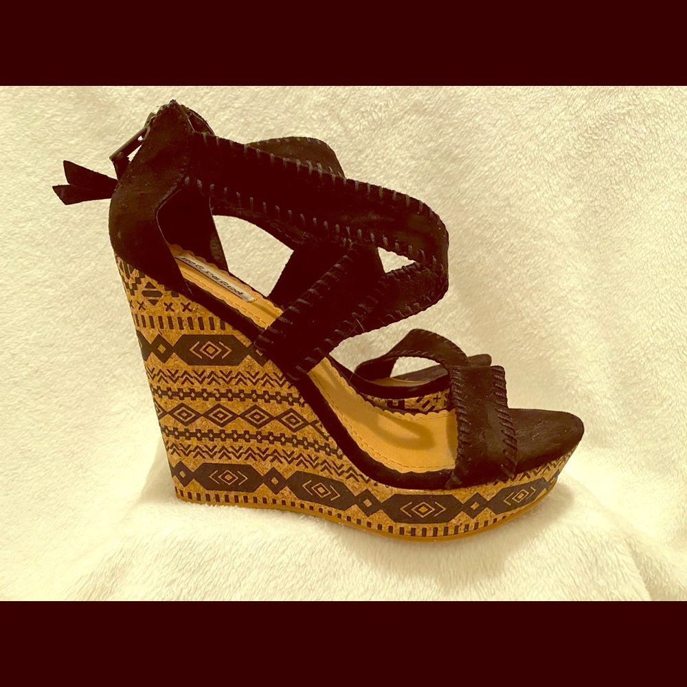 Not Rated tribal cork 5” wedges